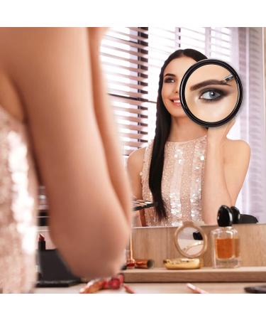 MIYADIVA 20X Travel Magnifying Makeup Mirror | 6 Inch Vanity Mirror with Suction Cups | Portable for Home/Hotel | Black | Ideal Gift for Women - Buy Online on GoSupps.com
