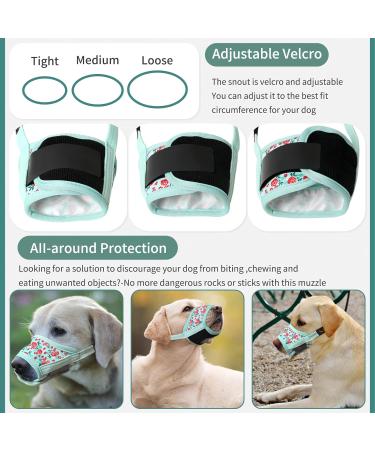 Buy Heele Dog Muzzle - Soft Nylon Breathable Mesh Muzzle for Dogs | International Shipping Available - Buy Online on GoSupps.com