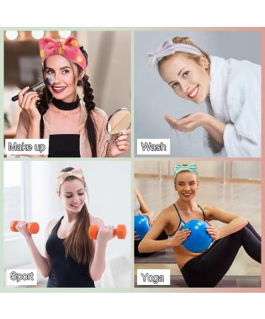 48-Piece Coral Fleece Spa Headband Bulk | Bow Hair Band for Face Washing, Makeup, Shower | 24 Styles | Ideal Gift for Women - Buy Online on GoSupps.com