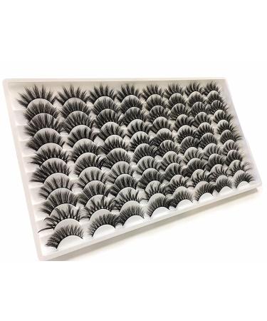 Ruairie 40 Pairs Faux Mink Lashes - 10 Styles - 8D Dramatic Volume - Bulk Wholesale - Buy Online on GoSupps.com