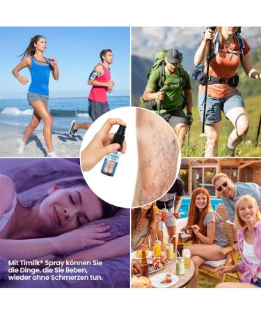Timilk Veinguard Herbal Spray Varicose Vein Soothing Spray Natural Vein Healing Varicose Veins Treatment Spray Professional Varicose Veins Treatment for Legs Improve the Appearance (3 Pcs) - Buy Online on GoSupps.com