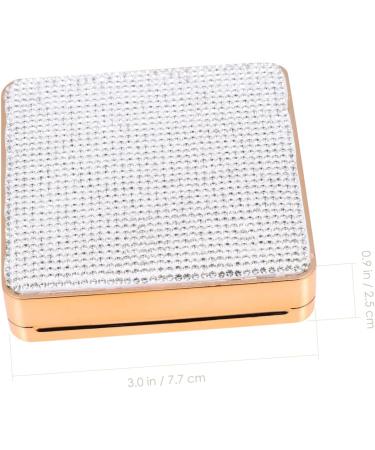 DOITOOL 2pcs Box Empty Box Liquid Foundation Powder Case for Travel Make up Bb Cream 1 count (Pack of 1) Goldenx2pcs - Buy Online on GoSupps.com