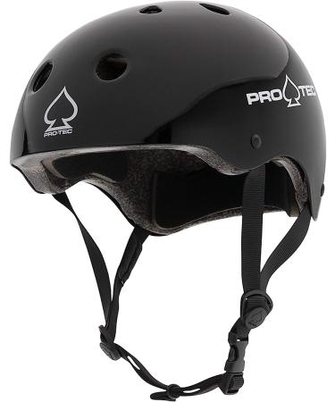 Pro-Tec Classic Cert Gloss Black X-Large Skate and Skateboarding Helmet - Buy Online on GoSupps.com