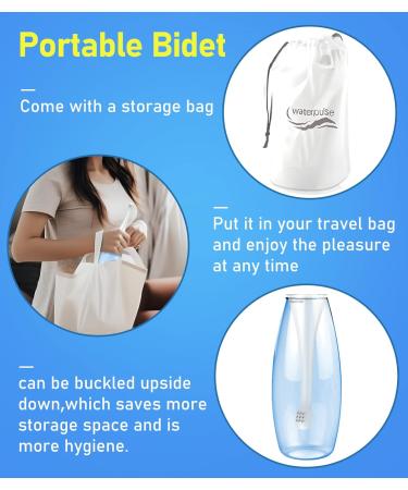 Portable Travel Bidet for Postpartum Care - 450ml Handheld Spray for Personal Hygiene & Dam Maintenance - Buy Online on GoSupps.com
