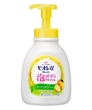 Biore U Bubble Fresh Citrus Shower Gel 600 ml Kao