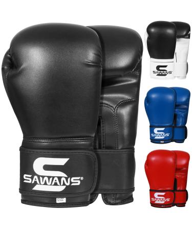 Boxing gloves for men women children kickboxing MMA martial arts sparring heavy punching bag adult gloves 4 6 8 10 12 14 16 g muay thai junior workout strokes battles 4oz black