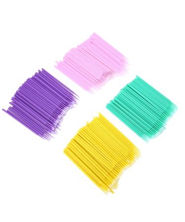 Zetiling 400pcs Bendable Micro Applicator Brushes - Sanitary Makeup Wands for Precision Application - Buy Online on GoSupps.com