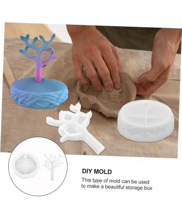 NUOBESTY 1 Set Box Storage Box Mold Silicone Molds Resin Mold Resin Mould Diy Manual Mold Crystal Epoxy Resin - Buy Online on GoSupps.com