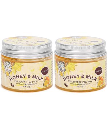 2pcs Milk & Honey Hand Mask Set - Exfoliating & Moisturizing Treatment for Dry Hands - Buy Online on GoSupps.com