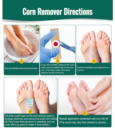 Max Strength Corn Remover Plaster - 24 Pads for Toes & Feet | Large & Small Sizes | Effective Corn Removal - Buy Online on GoSupps.com