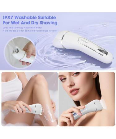  pilateur de cheveux pour femme rasoir lectrique pilateur facial tondeuse bikini rasoir 7 en 1 pour le visage les l vres le menton les aisselles les jambes tanche IPX7 cadeaux pour - Buy Online on GoSupps.com
