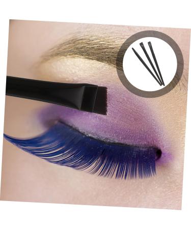 WOONEKY 3pcs Eyeliner Brush Eyebrow Brush Realistic Eyebrow Brush Eye Liner Brush Female Black - Buy Online on GoSupps.com