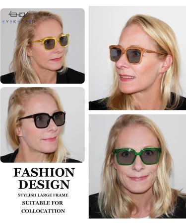Eyekepper 4 Pack Bifocal Reading Glasses - Oversized Progressive Sunglasses for Women +2.00 | Stylish & Comfortable Eyewear for All Ages - Buy Online on GoSupps.com
