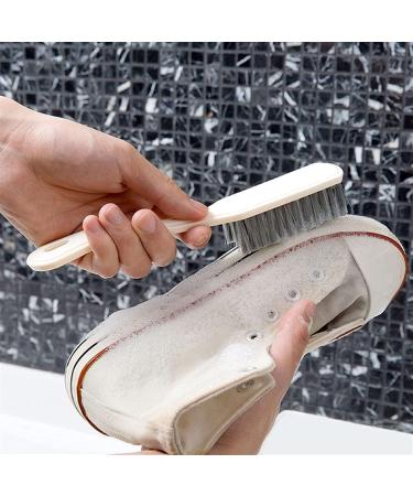 Home Shoes Brushes Hand-held Cleaning Brush Sneakers Canvas Shoes Easy to Clean Shoe Brush Bathroom Tool Brush(Gray Color) - Buy Online on GoSupps.com
