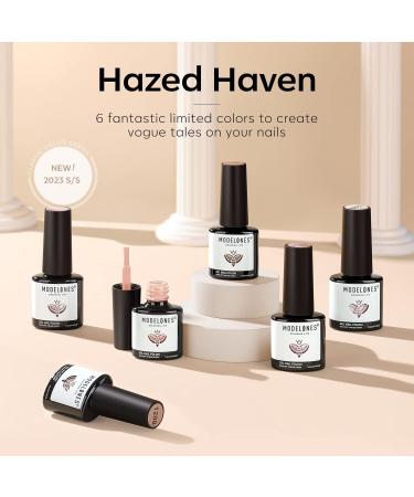Modelones Gel Nail Polish Set 6 Colors Nude Neutral Gel Polish Skin Tone Cashmere Pink Glitter Nail Polish Bubble Bath Collection Starter Kit Soak Off UV Gel Nail LED Manicure DIY Salon Gifts Neutral Pink - Buy Online on GoSupps.com
