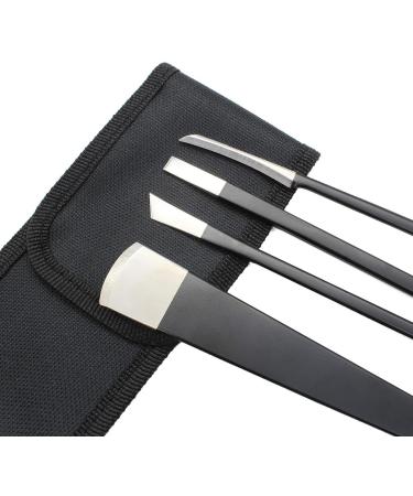 Professional Hornhaut Hobel Foot Scraper Pedicure Knife Kit - 4-Piece Hard Skin Remover & Foot Care Set for Smooth Heels - Buy Online on GoSupps.com