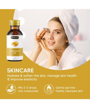 Hemani Olibanum Oil (Boswellia Serrata) 30ml - Premium Frankincense Essential Oil for Relaxation Calming and Soothing Experience Promotes Inner Peace and Wellness. - Buy Online on GoSupps.com