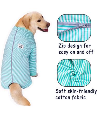Axcimond Dog Body with Legs - Full Body Leak Protection for Large & Medium Dogs - Post-Surgery Castration Suit - Turquoise 5XL - Buy Online on GoSupps.com