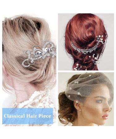 29-Piece Wedding Hair Comb & Pin Set with Faux Pearl, Crystal & Rhinestone Accents - Buy Online on GoSupps.com