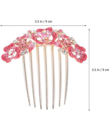 PATKAW Flower Hair Comb Wedding Bridal Hair Comb Clip Wedding Hair Styling Hair Comb - Buy Online on GoSupps.com
