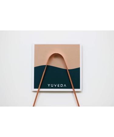 YUVEDA Ayurvedic Copper Tongue Cleaner - Combat Bad Breath & Enhance Oral Hygiene - Buy Online on GoSupps.com