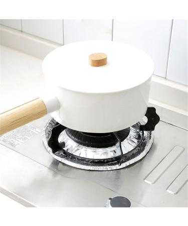 ROYALEAD Stove Cover - Aluminum Foil Round & Square Gas Stove Protector - 10pcs Kitchen Essential - Buy Online on GoSupps.com