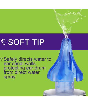 Ear Wax Cleaner Syringe Kit - 2 Pieces 20 ML - Ear Wax Removal & Irrigation Tool for Humans - Buy Online on GoSupps.com