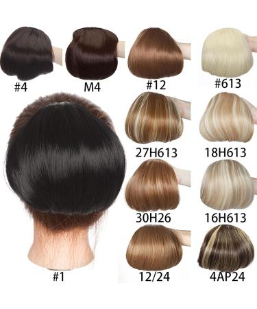 Messy Bun Hair Piece for Women Synthetic Straight Chignon Bun Hair Pieces 6" Drawstring Ponytail Extensions Clip In Hair Extension Heat Resistant Hair Donut Chignon for Women Fake Hair Accessories f Dark brown - Buy Online on GoSupps.com