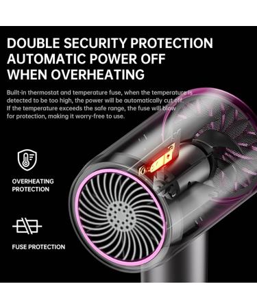 Numoya Jetspeed Hair Dryer Numoya Hair Dryer high speed hair dryer Blow Dryer with Diffuser for Curly Hair Numoya Blow Dryer Portable Low Noise Blow Dryer for Home Travel Salon (White) - Buy Online on GoSupps.com