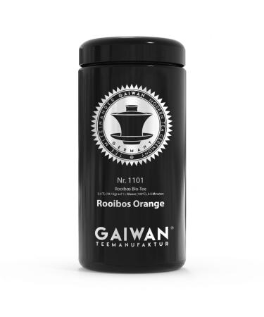 Large Glass Tea Caddy for Loose Tea Black Airtight 250g 500g 1000g Labeled for Tea No. 1101 by GAIWAN