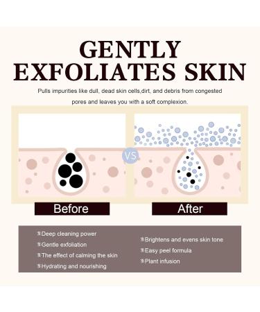 Black Tea Extract Cleansing Mask | Peel Off Mask for Pore Shrinkage & Skin Firming | 100g - Remove Blackheads & Even Skin Tone - Buy Online on GoSupps.com