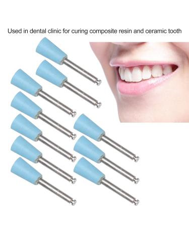 Sonew 10 Pieces Silicone Rotary Burr Set - Dental Grinder Drill Burrs Polishing & Drilling Tools (Cup Shape - Blue) | Worldwide Shipping - Buy Online on GoSupps.com