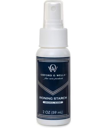 Oxford & Wells Premium Ironing Spray Starch 2oz Travel Size Non-Aerosol (Pack of 5) | TSA Compliant - Buy Online on GoSupps.com