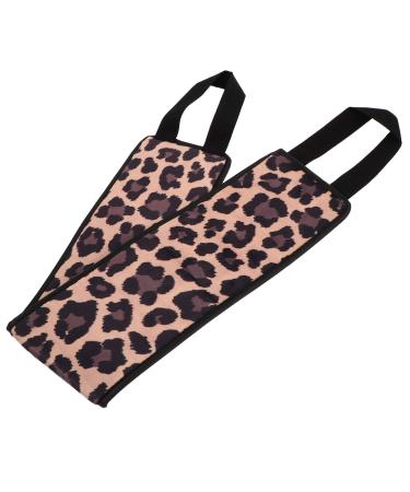 Leopard Pull Lotion Applicator Band Tanner Mitt Tools Sun Tanning Lotion Sun Screen Protector for Face Facial Tanning Oil Strip Fiber Self Tan Suite