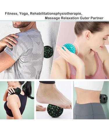 XINGFUDM 4-Piece Massage Ball Set for Muscle Relief | Fascia Balls & Rollers with Storage Bag - Buy Online on GoSupps.com