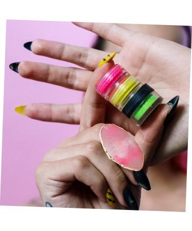 6 pi ces Palette Nail Art R sine pour M lange Ongles Plateau Cosm tique Multifonctionnel pour Peinture et Design Pratique Porter Au Doigt - Buy Online on GoSupps.com