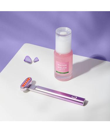 Laduora Velve Pro 5-in-1 Dual Color Light Therapy Wand Kit for Face and Neck | Microcurrent & Facial Massage | Lavender Frost - Buy Online on GoSupps.com