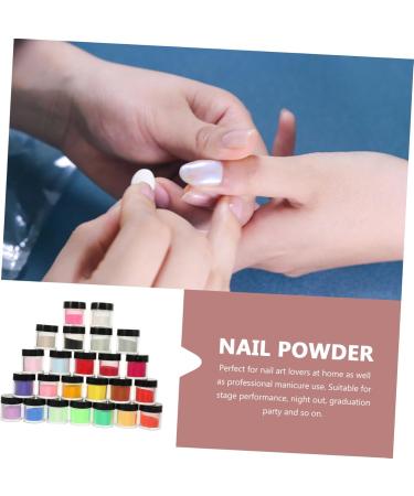 Baluue 72 Boxes Nail Crystal Powder DIY Manicure Powder Yn Nail Products Pigment Powder for Nails Pp - Buy Online on GoSupps.com