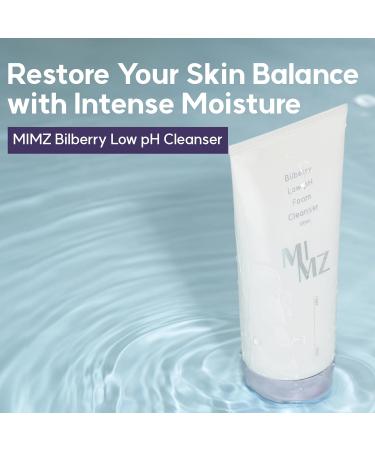 MIMZ Bilberry Low pH Foam Cleanser 120ml | Gentle Skincare for All Skin Types - International Shipping Available - Buy Online on GoSupps.com