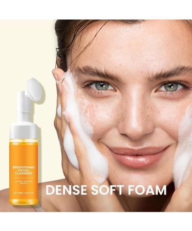 Jaysuing Turmeric Face Wash Turmeric Facial Cleanser Turmeric Facial Wash Turmeric Foaming Cleanser for All Skin Types(2pcs) - Buy Online on GoSupps.com