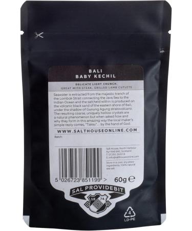 Indonesian Bali Baby Kechil Gourmet Sea Salt Seasoning Resealable Pouch 60g - Buy Online on GoSupps.com
