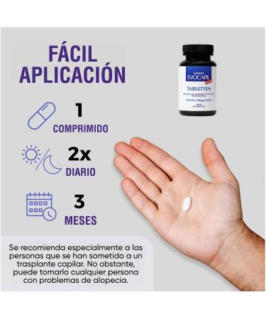 Evocapil Plus Vitamins for Hair Loss and After Hair Transplant with Biotin and Selenium (3) - Buy Online on GoSupps.com