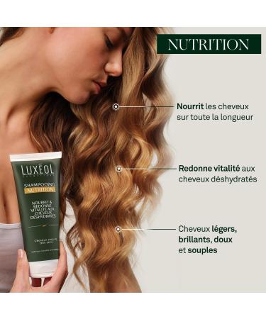 LUX OL - Nourishing Hair Shampoo - Softens Hair - Softness Vitality & Nutrition - Dry & Very Dry Hair Care - Made in France - 200ml - Buy Online on GoSupps.com