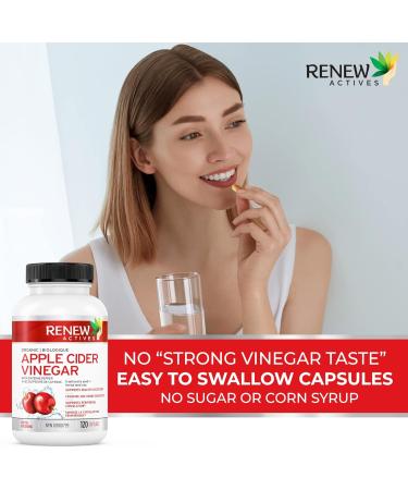 HIGH POTENCY Renew Actives Apple Cider Vinegar Capsules with Cayenne Pepper Supports Digestion & Circulation Supports Metabolism Enhances Energy with Cayenne Promotes Overall Health & Wellness 120 Easy to Swallow Capsules Made in Canada 120 count (Pack of - Buy Online on GoSupps.com