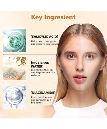 Encuryna 2 pieces Peel Shot Glow Rice Ampoule Duo black and white rice peeling moisturizing poreminimizing facial scrub gentle exfoliation for all skin types 100 ml - Buy Online on GoSupps.com