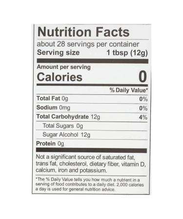 Wholesome All Natural Zero Calorie Sweetener 12 oz â€“ Sugar-Free & Healthy - Buy Online on GoSupps.com