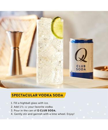 Q Mixers Club Soda Premium Cocktail Mixer 7.5 oz (12 Pack) - Buy Online on GoSupps.com