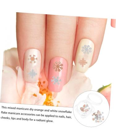 Shop Healeved Nail Art Accessories - Glitter Snowflake Confetti & Flakes for Manicures & Crafts | International Shipping - Buy Online on GoSupps.com