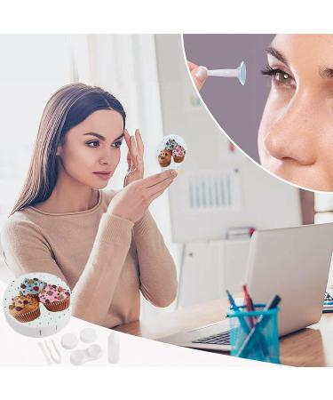 Buy Cute Cupcake & Muffin Contact Lens Case | Portable Travel Lens Storage Box for International Shipping - Buy Online on GoSupps.com