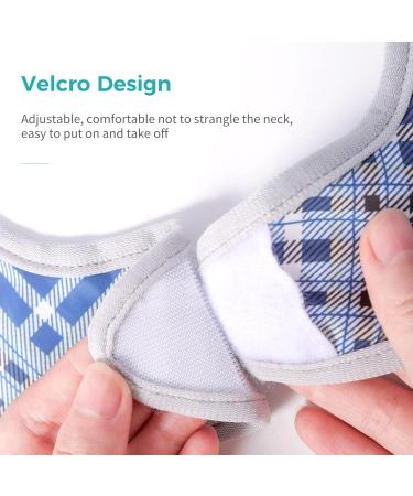 Adult Bibs for Eating Adjustable Neck Closure Washable Clothing Protectors for Women and Men Disabled Clothing Protector bibs(3 pcs) - Buy Online on GoSupps.com